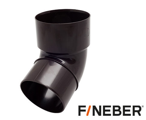 Колено трубы 67° Fineber